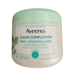 Aveeno Clear Complexion Daily Cleansing Pads 28 Ct Old Stock